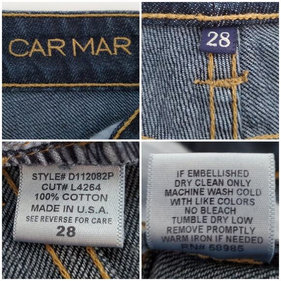 Carmar Distressed Cut Off Denim Shorts - Picture 9 of 9